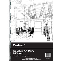 Visual Art Diary Protext A3 120page Clear Cover